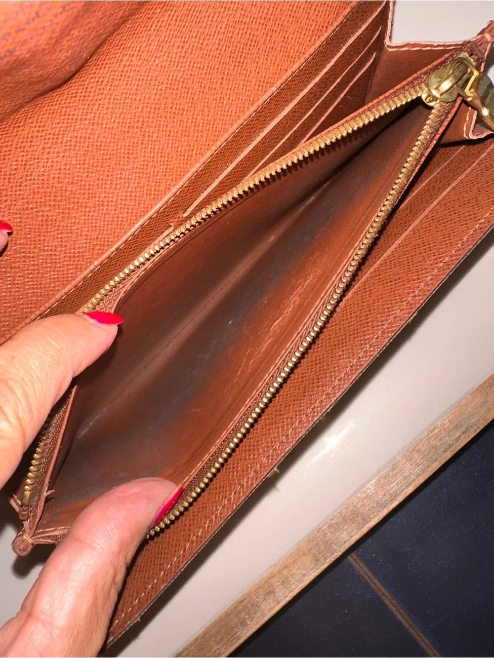 Louis Vuitton Monogram Sarah Envelope Wallet